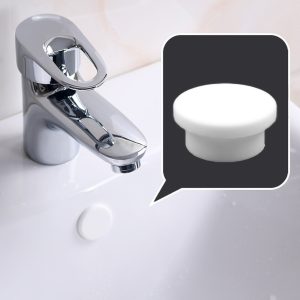 Lavatory overflow hole cover ring bathroom TPE basin hole cover