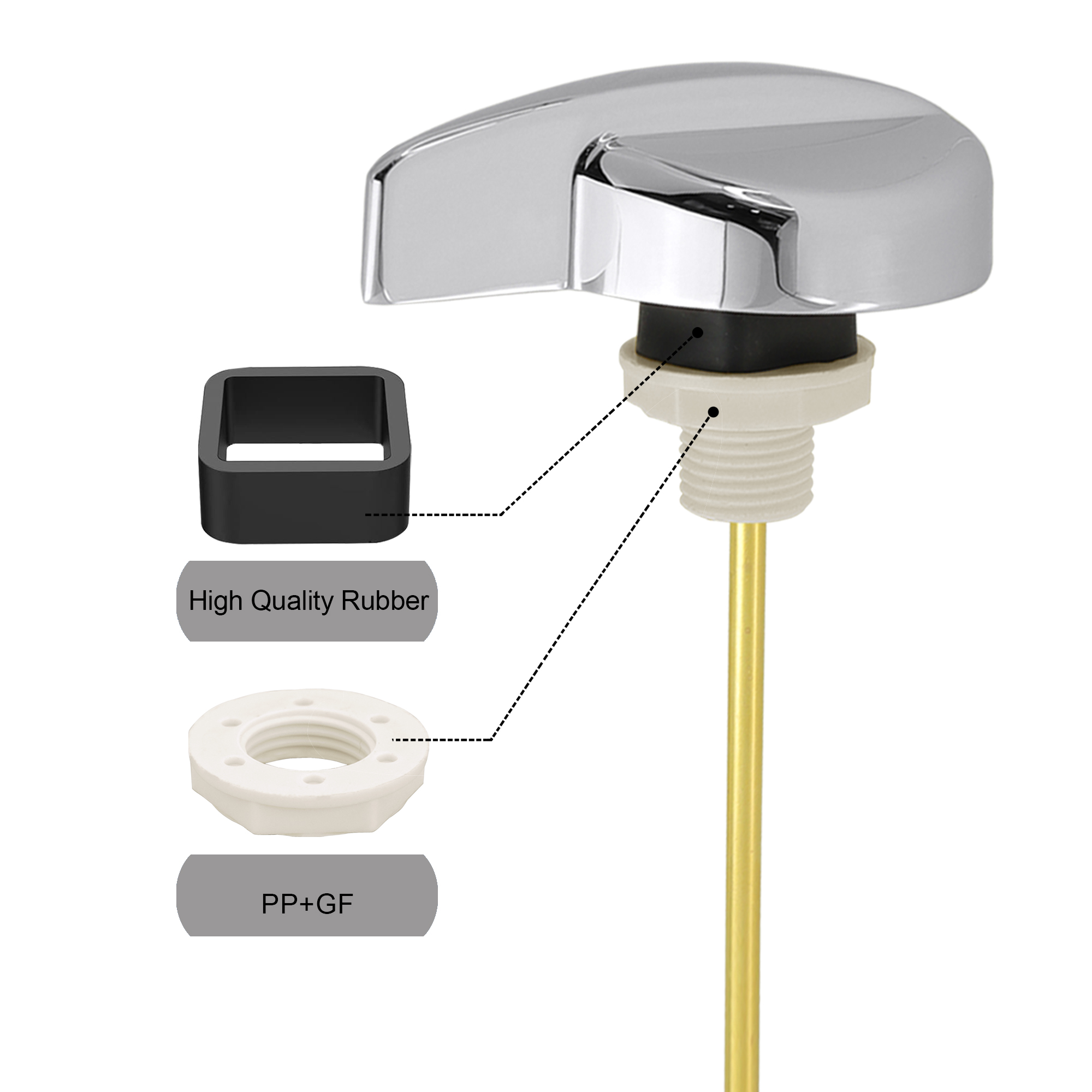 toilet flush handle - 图片 4