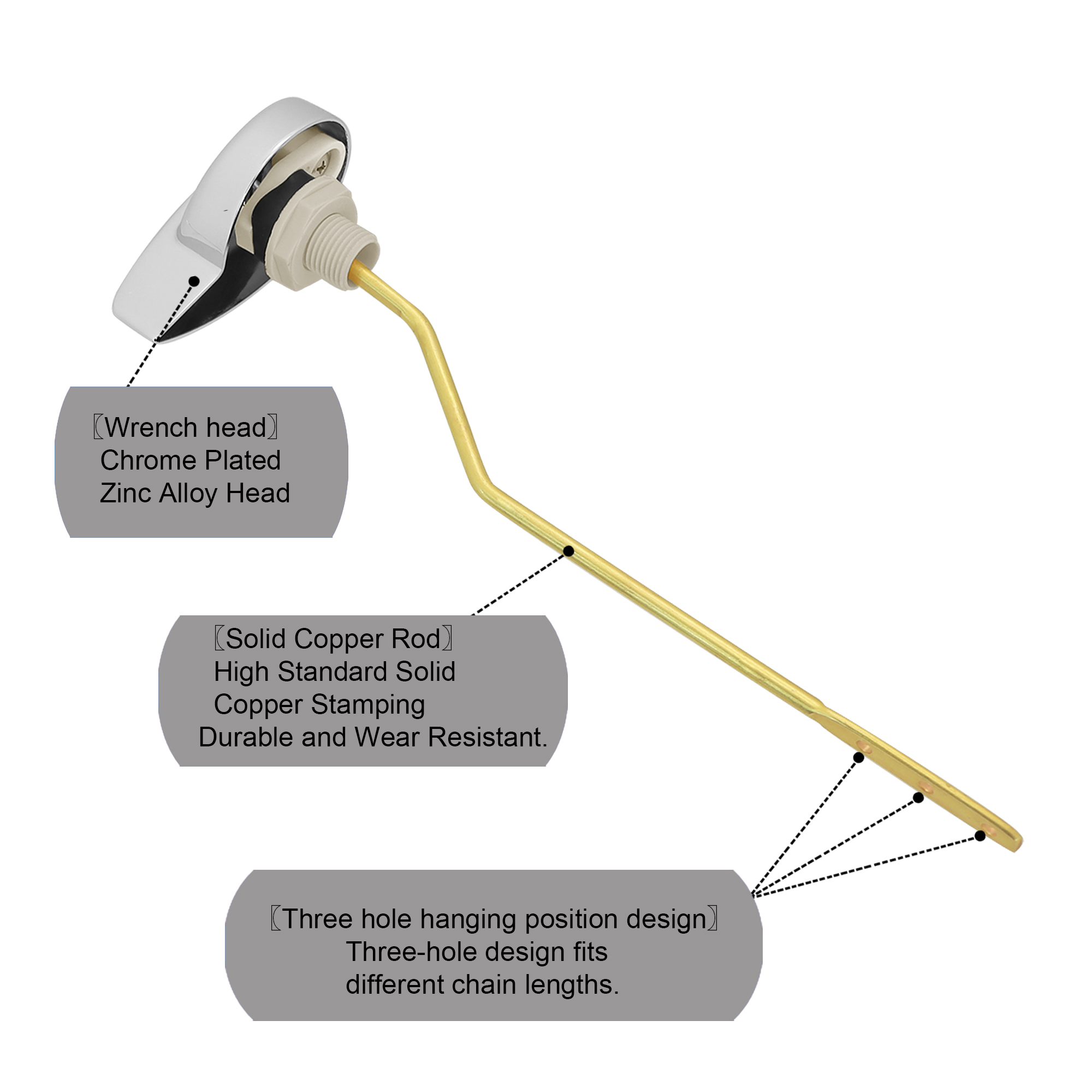 toilet flush handle - 图片 6